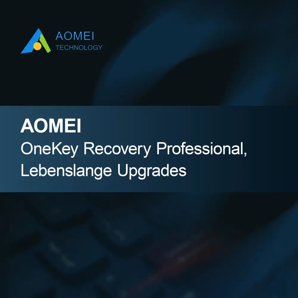 AOMEI OneKey Recovery Professional, Pembaruan Seumur Hidup