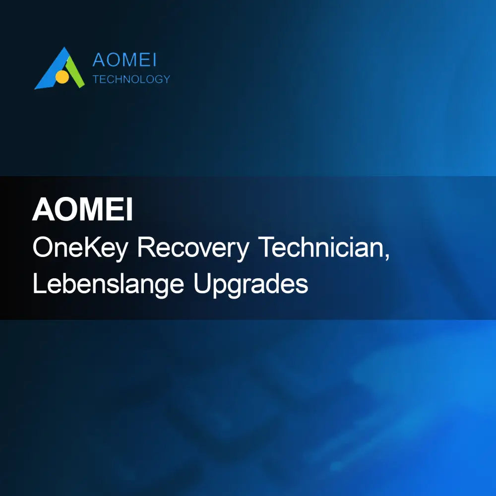 AOMEI OneKey Recovery Technician, Pembaruan Seumur Hidup
