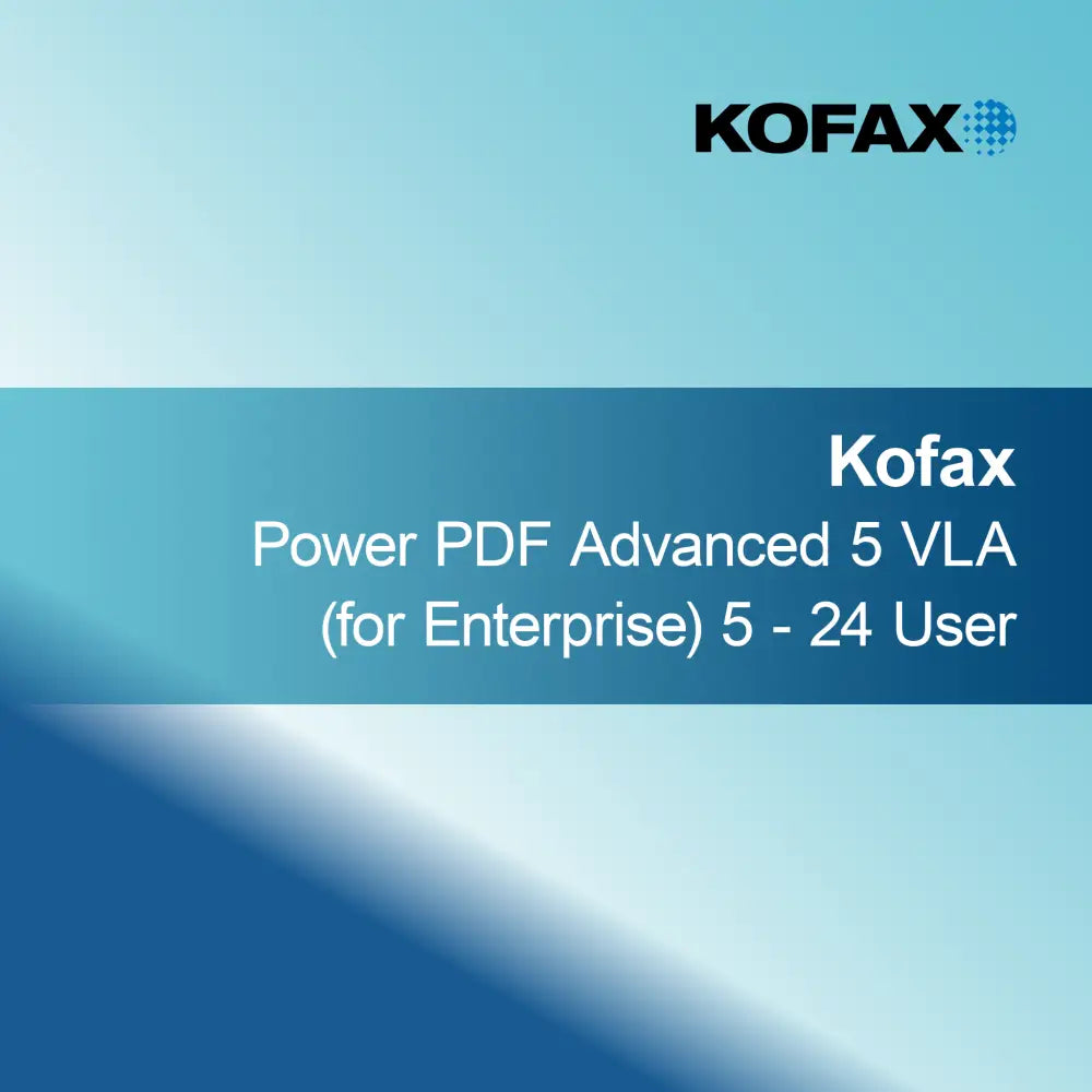 Kofax Power PDF Advanced 5 VLA (untuk Perusahaan)