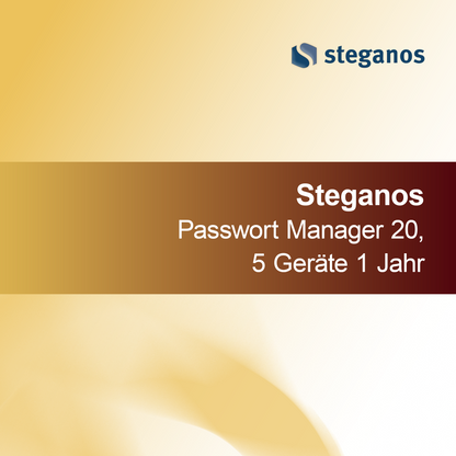 Steganos Passwort Manager 20, 5 perangkat 1 tahun
