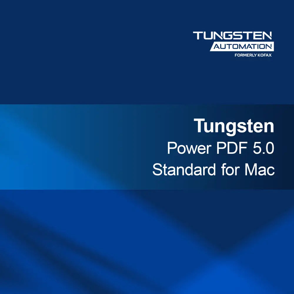 Tungsten Power PDF 5.0 Standar untuk Mac